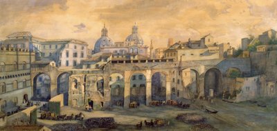 Aqueduct of the Palazzo Venezia, Rome by Vittorio Marchi
